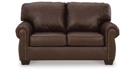 Colleton Sofa, Loveseat and Recliner in Dark Brown from Ashley Furniture - Luna Furniture