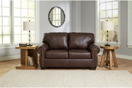 Colleton Dark Brown Sofa, Loveseat and Recliner from Ashley Furniture - Luna Furniture