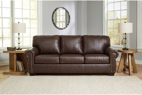 Colleton Dark Brown Sofa and Recliner from Ashley - Luna Furniture