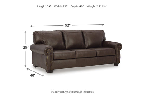 Colleton Dark Brown Sofa, Loveseat and Recliner from Ashley Furniture - Luna Furniture
