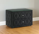 Josephine Black Nightstand from Crown Mark - Luna Furniture