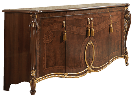 Donatello Brown 4-Door Buffet from ESF Furniture - Luna Furniture