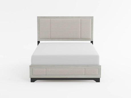 Westport White Oak/Gray Full Platform Bed from Homelegance - Luna Furniture
