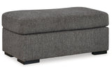 Gardiner Pewter Sofa Chaise and Ottoman from Ashley - Luna Furniture