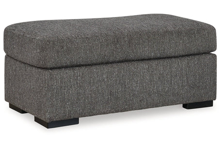 Gardiner Pewter Sofa Chaise and Ottoman from Ashley - Luna Furniture