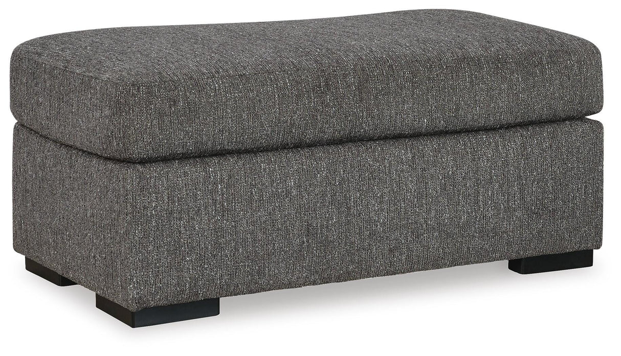 Gardiner Pewter Oversized Chair and Ottoman from Ashley Furniture - Luna Furniture