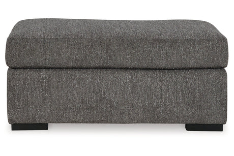 Gardiner Pewter Sofa Chaise and Ottoman from Ashley - Luna Furniture