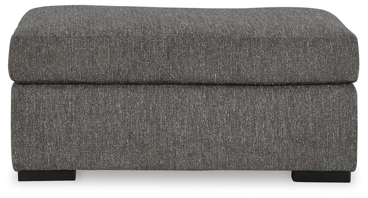 Gardiner Pewter Oversized Chair and Ottoman from Ashley Furniture - Luna Furniture