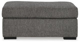 Gardiner Pewter Oversized Chair and Ottoman from Ashley Furniture - Luna Furniture