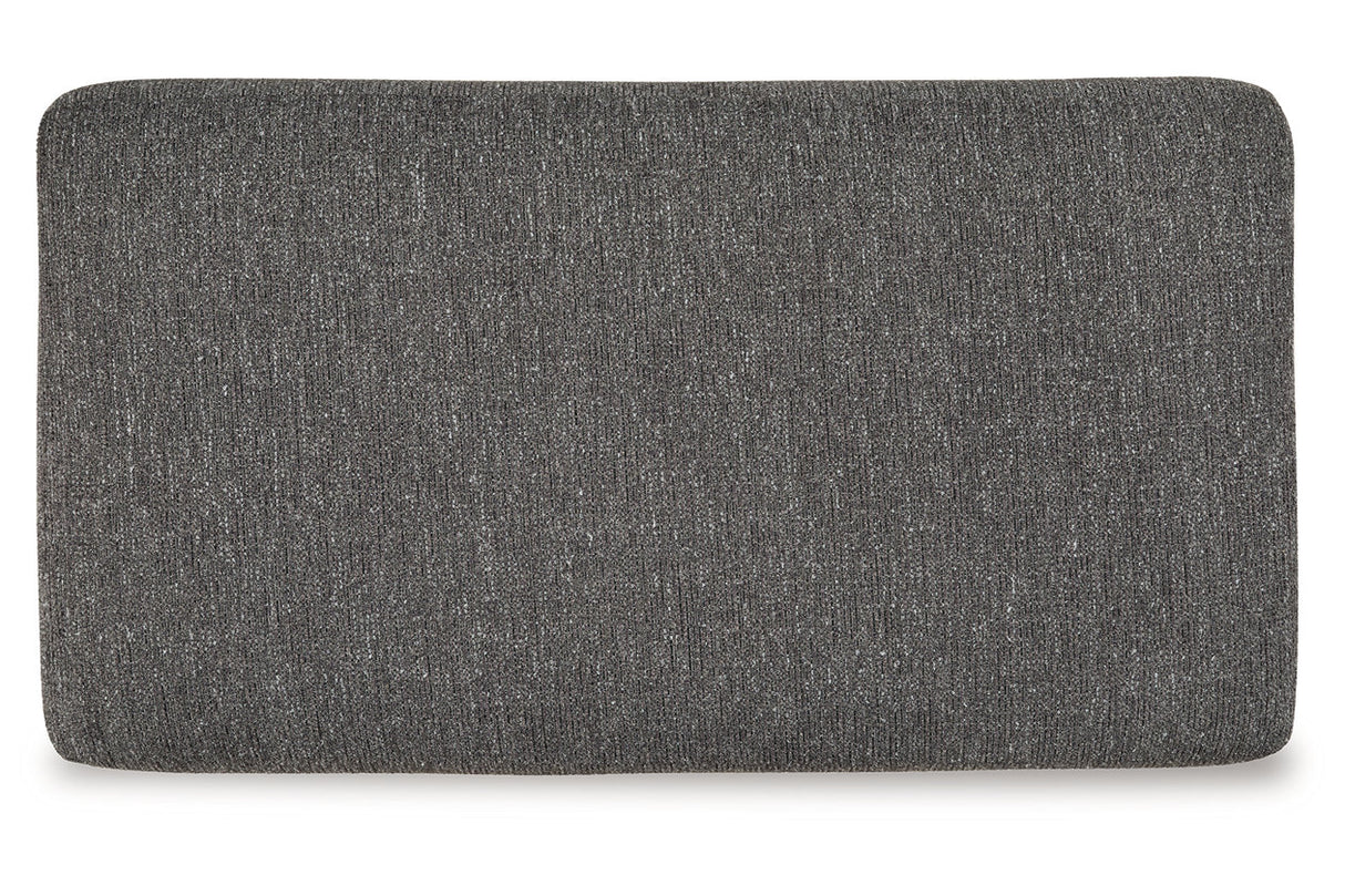 Gardiner Pewter Sofa Chaise and Ottoman from Ashley - Luna Furniture