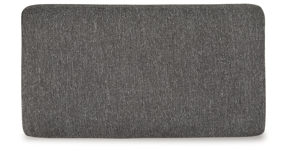 Gardiner Pewter Ottoman from Ashley Furniture - Luna Furniture