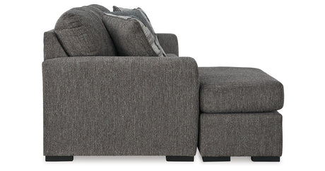 Gardiner Pewter Sofa Chaise and Ottoman from Ashley Furniture - Luna Furniture