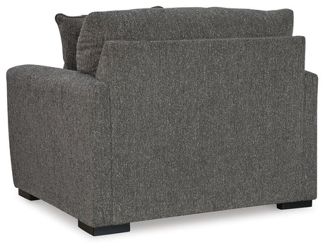 Gardiner Pewter Oversized Chair and Ottoman from Ashley Furniture - Luna Furniture