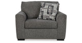 Gardiner Pewter Oversized Chair from Ashley Furniture - Luna Furniture