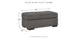 Gardiner Chair and Ottoman in Pewter from Ashley Furniture - Luna Furniture