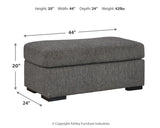 Gardiner Pewter Oversized Chair and Ottoman from Ashley Furniture - Luna Furniture