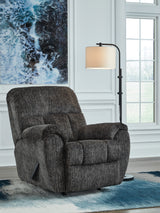 Stayfish Gunmetal Recliner from Ashley Furniture - Luna Furniture
