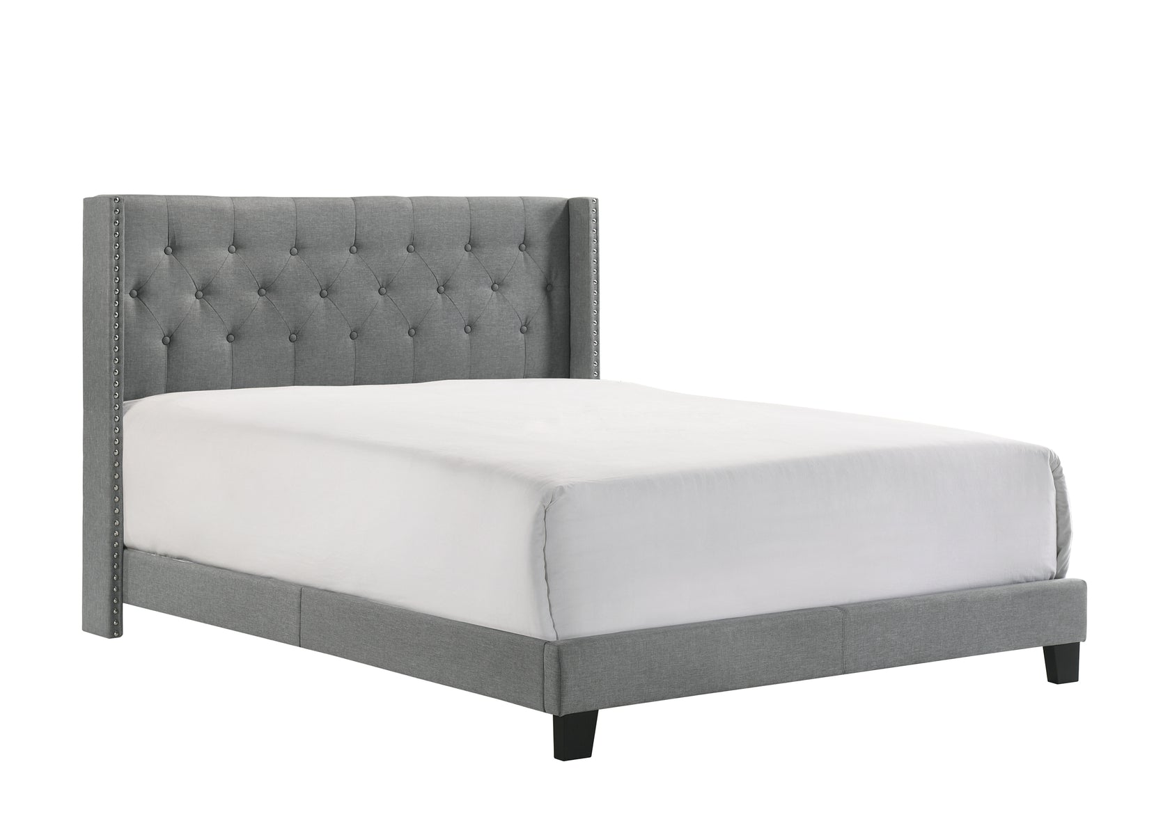 Makayla Gray Queen Bed from Crown Mark - Luna Furniture
