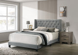 Makayla Gray King Bed from Crown Mark - Luna Furniture