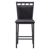 Olney Black/Dark Brown 5-Piece Counter Height Set from Homelegance - Luna Furniture