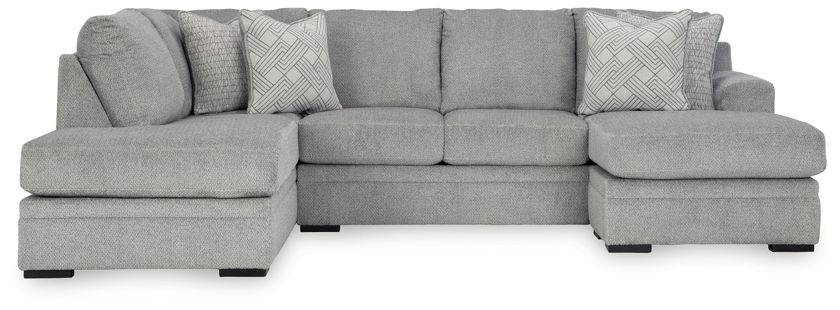 Casselbury Cement 2-Piece LAF Chaise Sectional – Luna Furniture