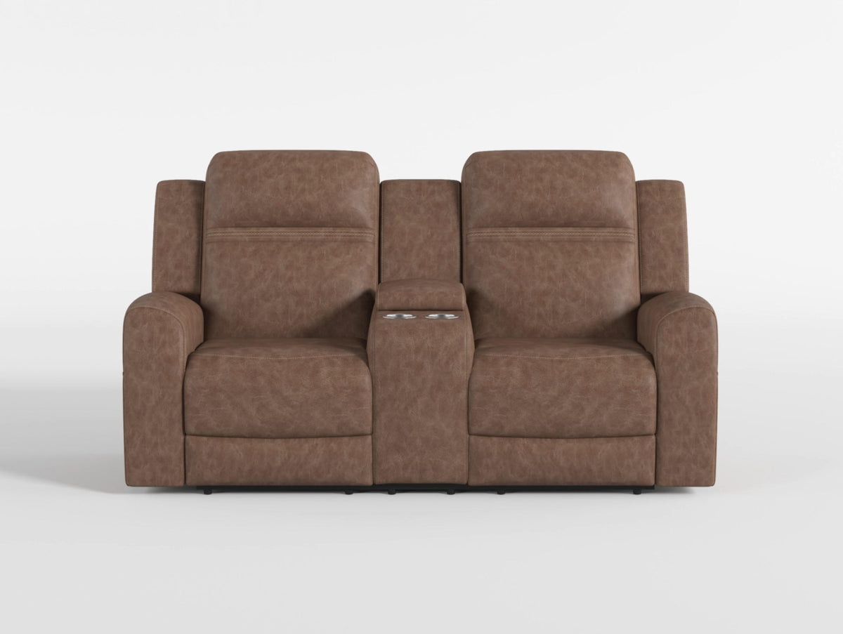 Hearth Charcoal Reclining Chair from Homelegance - Luna Furniture