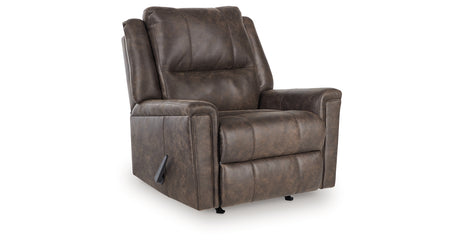 Lixtowel Walnut Recliner from Ashley - Luna Furniture