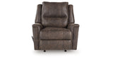 Lixtowel Walnut Recliner from Ashley - Luna Furniture