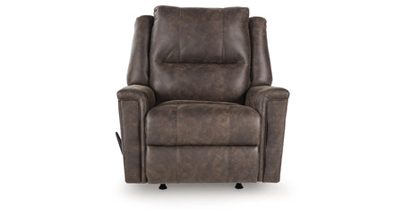 Lixtowel Walnut Recliner from Ashley - Luna Furniture