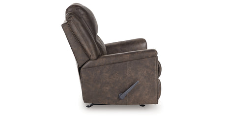 Lixtowel Walnut Recliner from Ashley - Luna Furniture