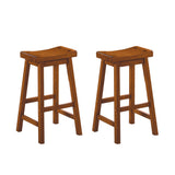 Saddleback Black Dining Stool, RTA, Set of 2