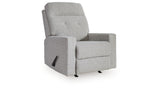 Skillins Stone Recliner from Ashley - Luna Furniture