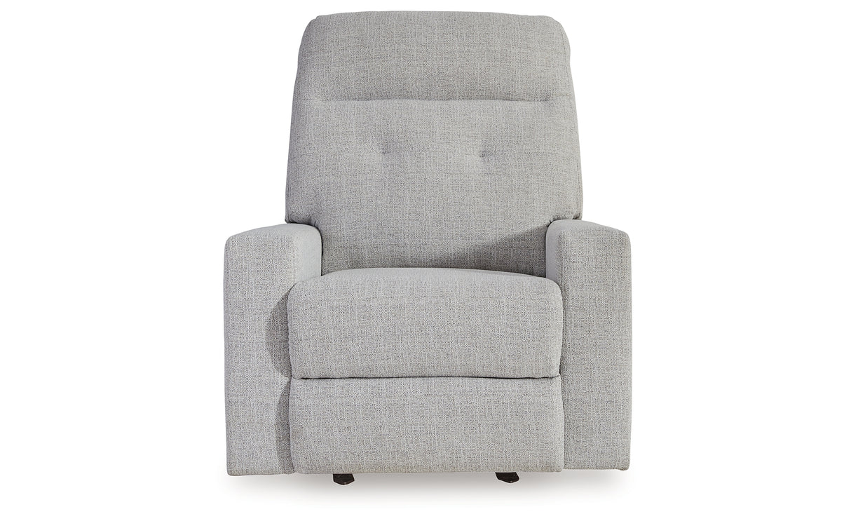 Skillins Stone Recliner from Ashley - Luna Furniture