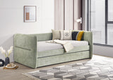 Philipa Light Green Daybed with Trundle from Crown Mark - Luna Furniture