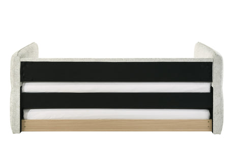 Philipa Light Gray Daybed with Trundle from Crown Mark - Luna Furniture