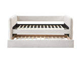 Philipa Oatmeal Twin Daybed with Trundle from Crown Mark - Luna Furniture