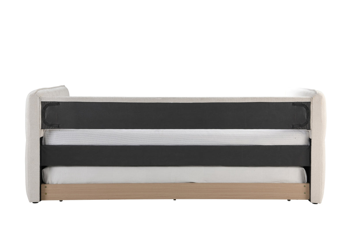 Philipa Oatmeal Twin Daybed with Trundle from Crown Mark - Luna Furniture