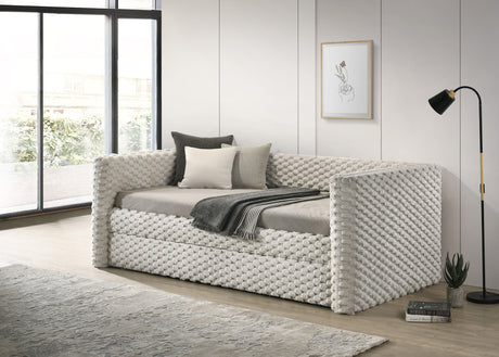 Brielle Dove Daybed with Trundle from Crown Mark - Luna Furniture