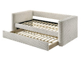 Brielle Dove Daybed with Trundle from Crown Mark - Luna Furniture