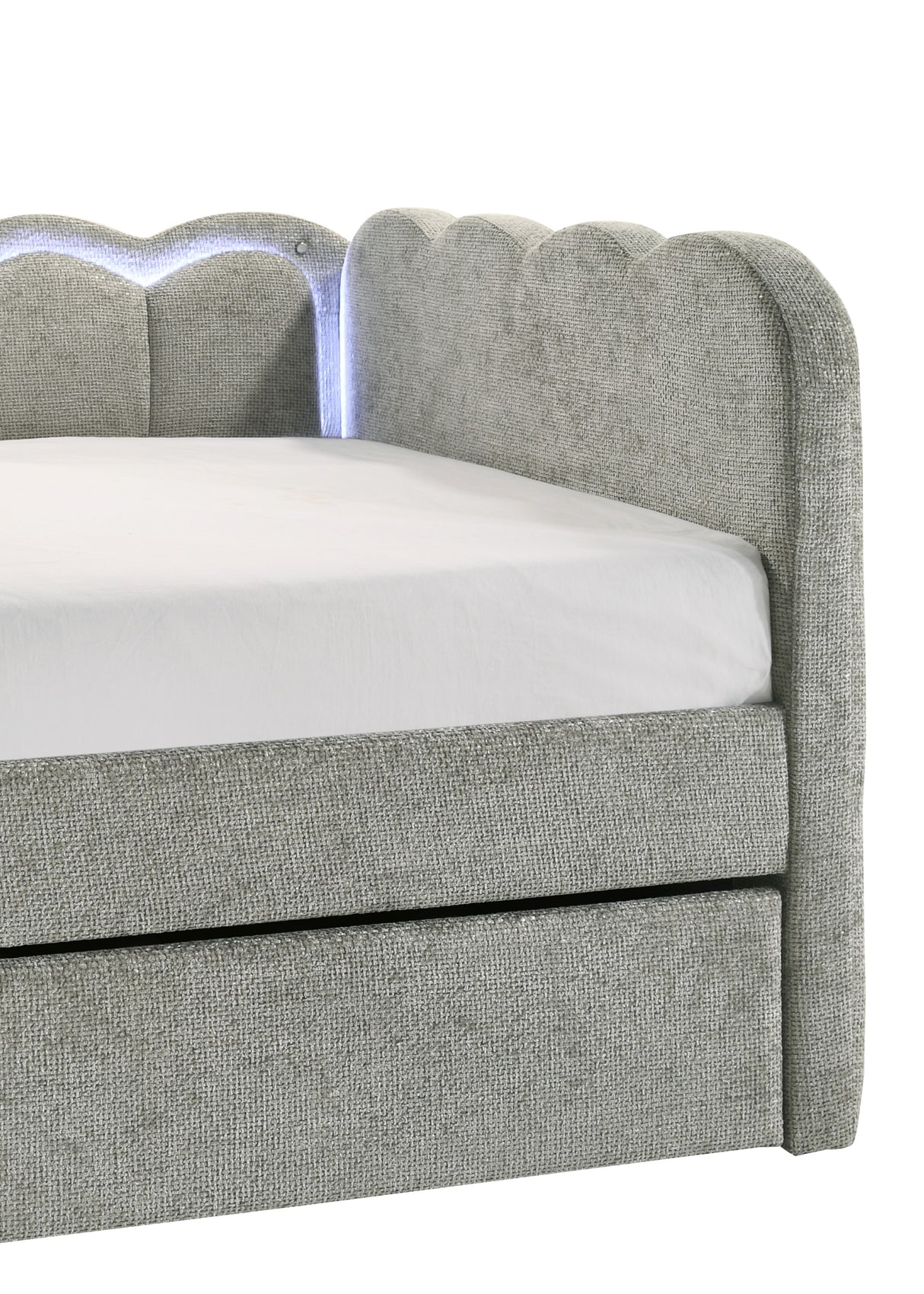 Melody Light Gray Daybed from Crown Mark - Luna Furniture