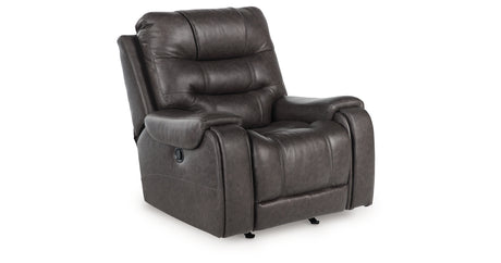 Femley Smoke Recliner from Ashley - Luna Furniture