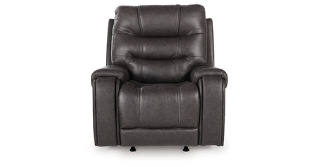 Femley Smoke Recliner from Ashley - Luna Furniture
