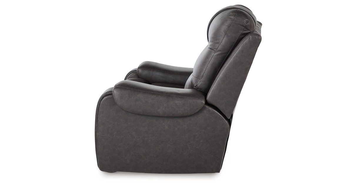Femley Smoke Recliner from Ashley - Luna Furniture