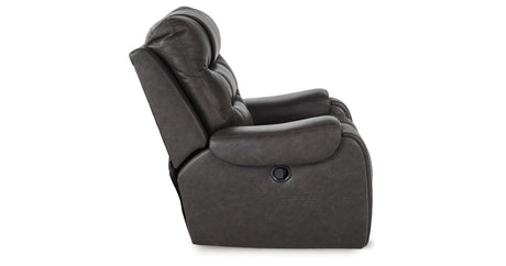 Femley Smoke Recliner from Ashley - Luna Furniture