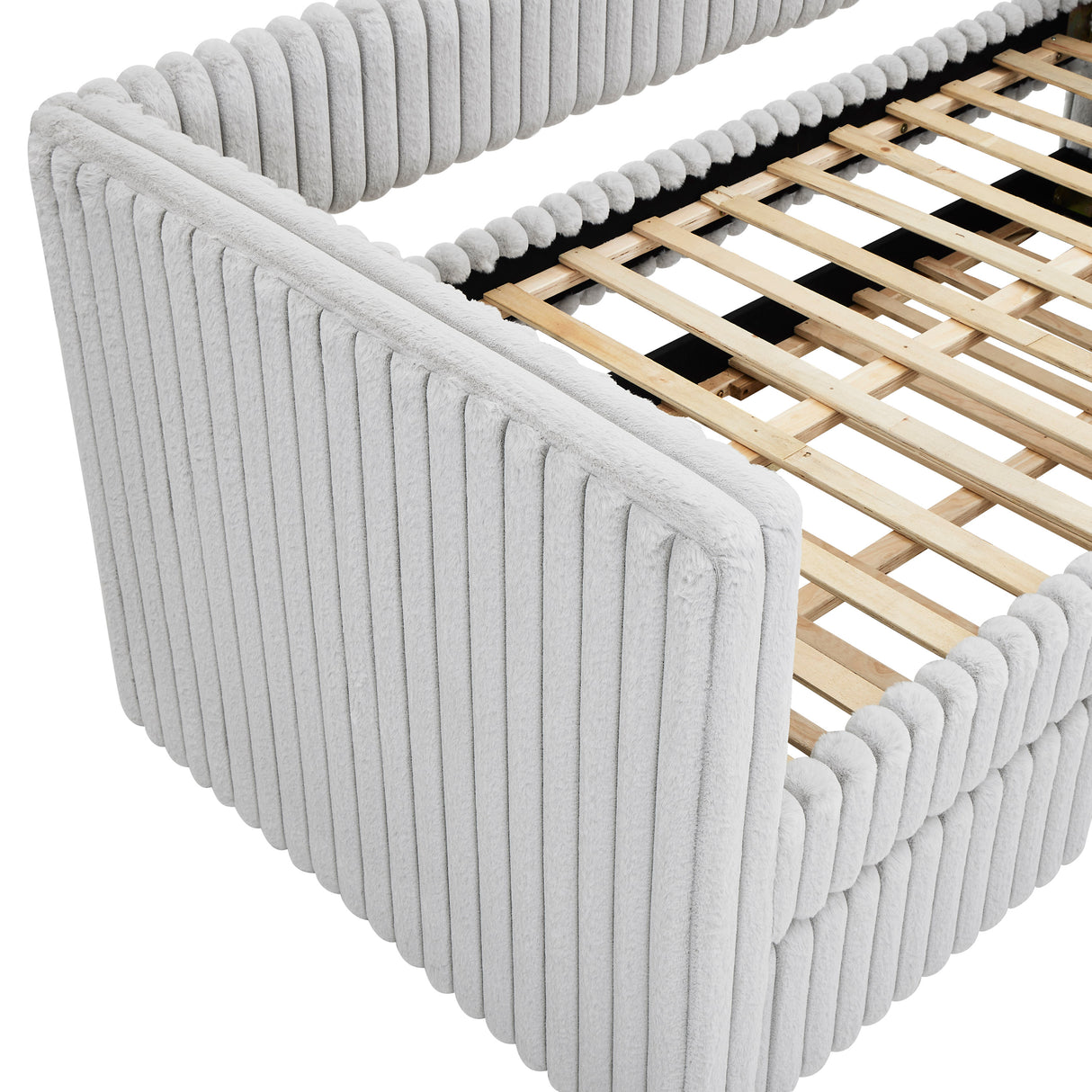 Hailey Light Gray Daybed with Trundle from Crown Mark - Luna Furniture