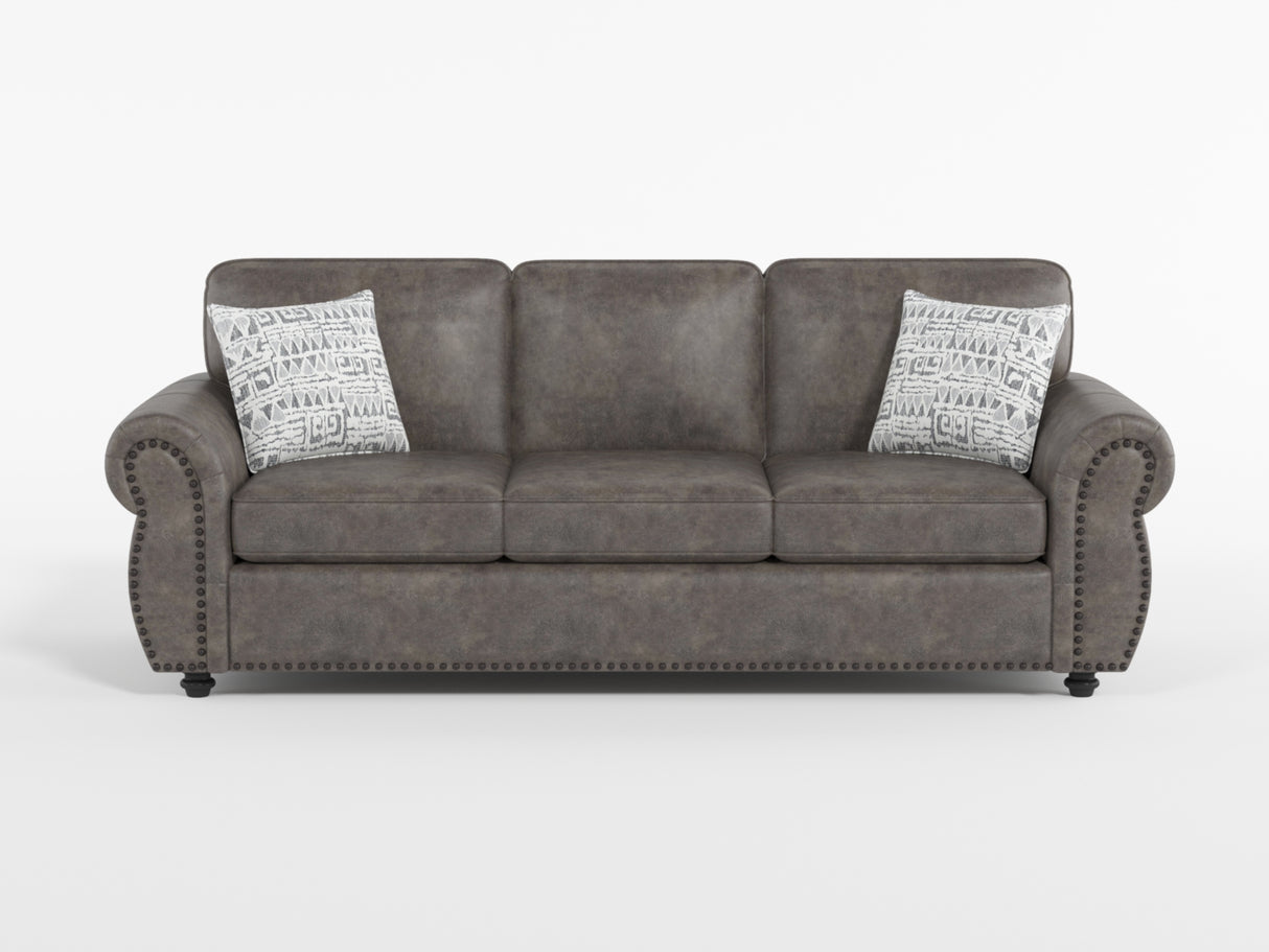 Pinnacle Pewter Sofa from Homelegance - Luna Furniture