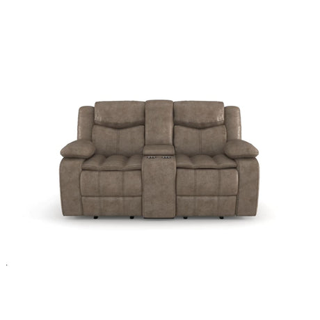 Bastrop Black Reclining Sofa from Homelegance - Luna Furniture