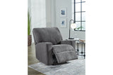 Rannis Pewter Full Sofa Sleeper and Recliner from Ashley - Luna Furniture
