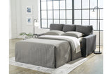 Rannis Pewter Full Sofa Sleeper and Recliner from Ashley - Luna Furniture