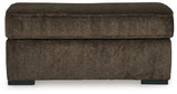 Aylesworth Chocolate Sofa, Loveseat, Chair and Ottoman from Ashley - Luna Furniture